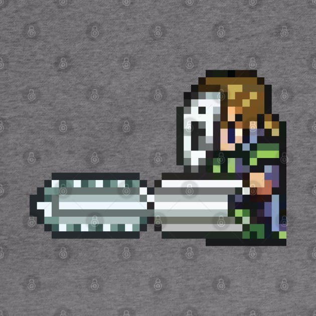 Final Fantasy Edgar The Machinist Chainsaw by inotyler